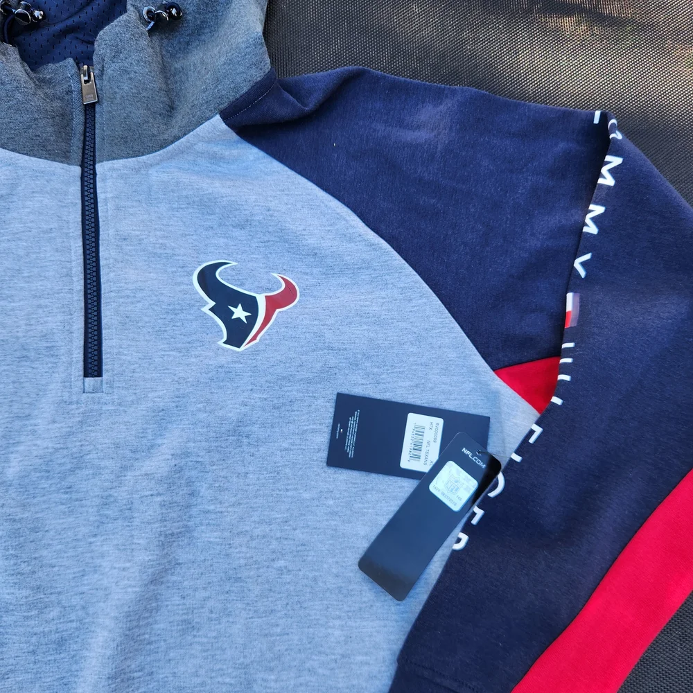Houston Texans Gray and Navy Hoodie